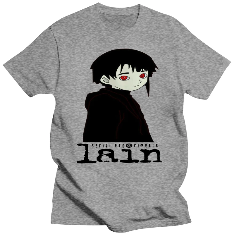 Серийные эксперименты Футболка Lain Научная фантастика Аниме