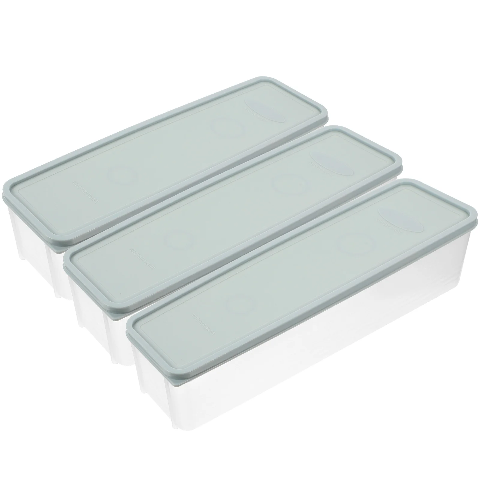 

3 Pcs Large Storage Container Pantry Containers Lids Airtight Pasta Sealed Sealing Cap Noodle Box