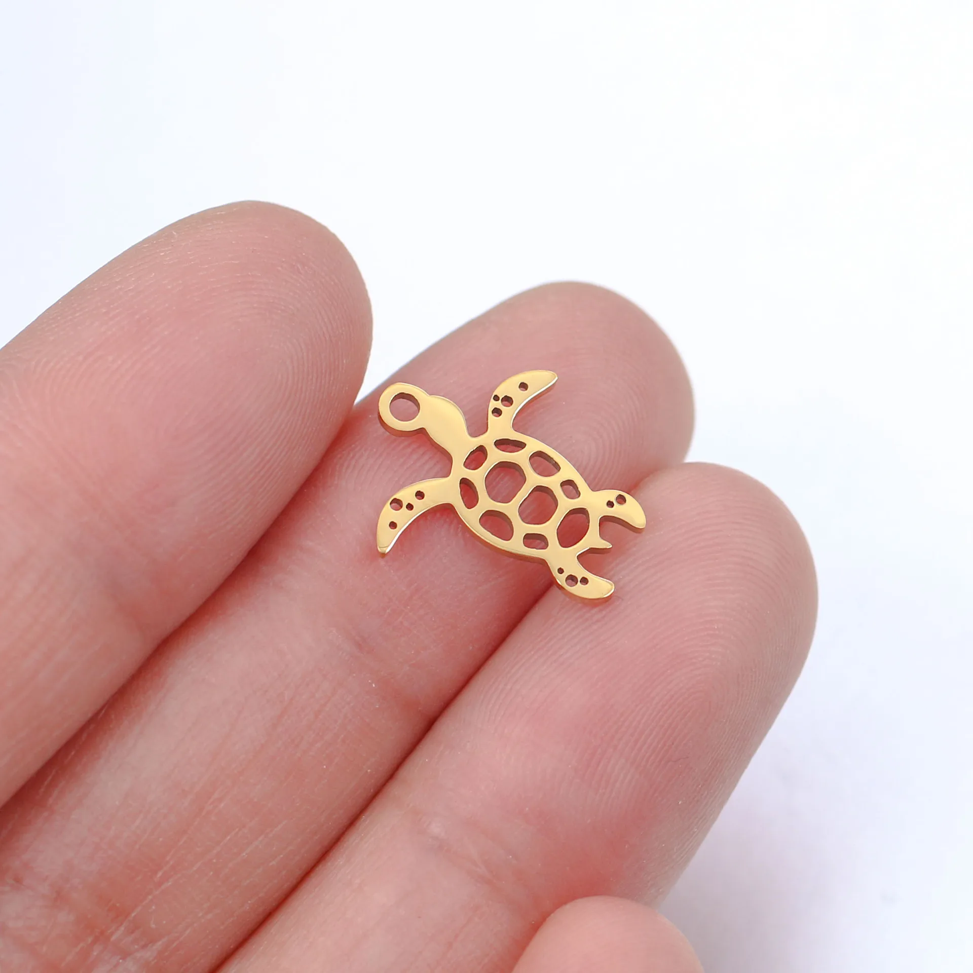 

5 шт./партия, подвески для черепахи, 13 х15 мм