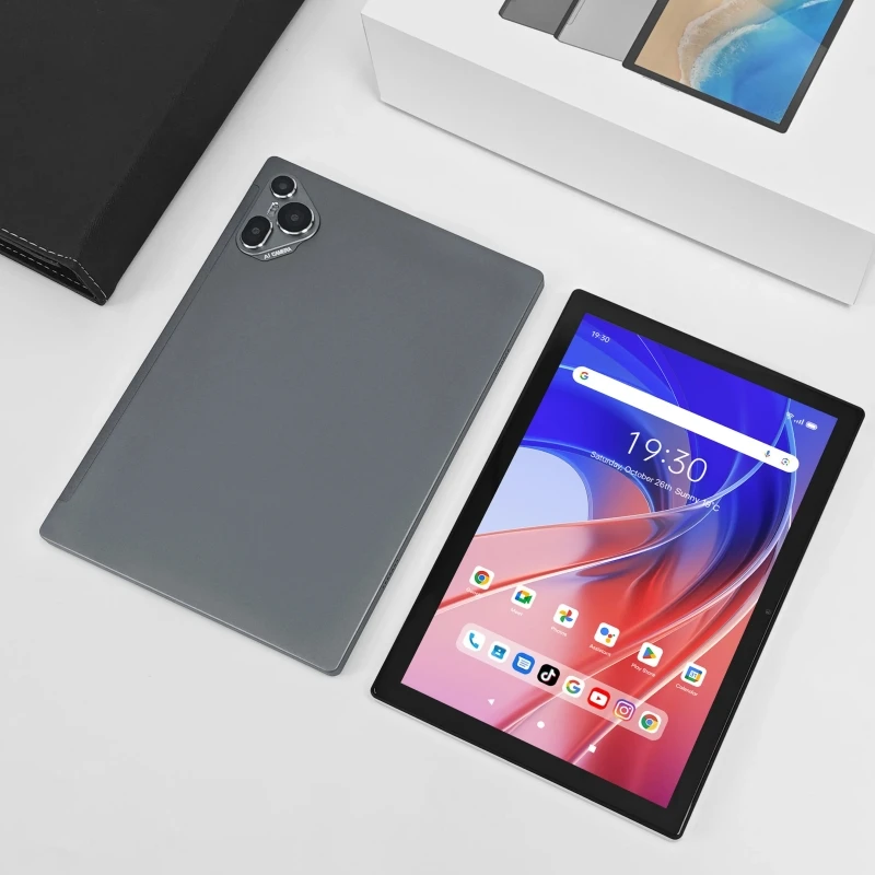 Фото Новый 10,1-дюймовый планшет на Android 13 с поддержкой 4G-звонков, 3 ГБ оперативной памяти, 32 ГБ встроенной памяти, процессором MT6570, 8-ядерным процессором, двойной камерой, разъемом Type-C, разрешением 1280x800 пикселей. №4