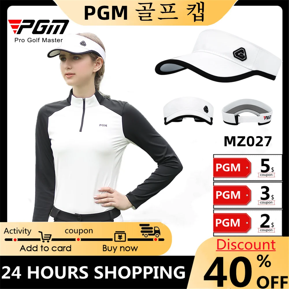 

Casual 골프 모자 Without Top Shade Sweat-Absorbing Breathable Prevent Sweat From Flowing Into Eyes Adjustable Size 골프 태양 모자 골프 의류