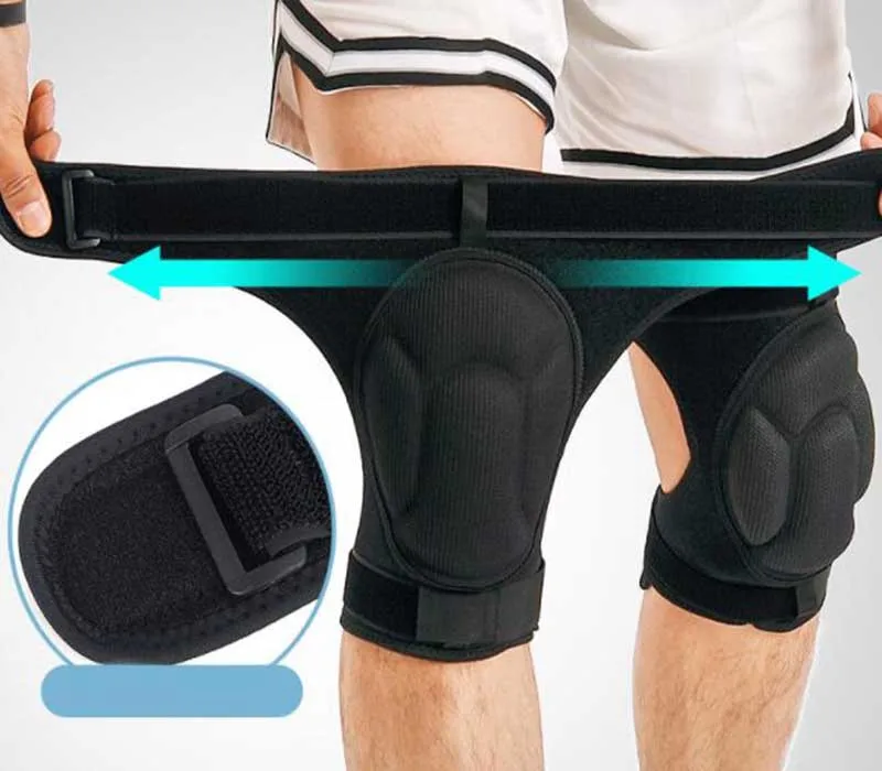 Professional Kneepad Brace Protective Sports Knee Pads Thick Sponge for Football Volleyball Extreme Sports Anti-Slip Collision