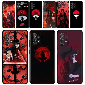Phone Case For Samsung Galaxy A12 A51 A71 A72 A32 A52 A21s A21 A11 A02s A02 5G Cover Silicone Funda Itachi Naruto