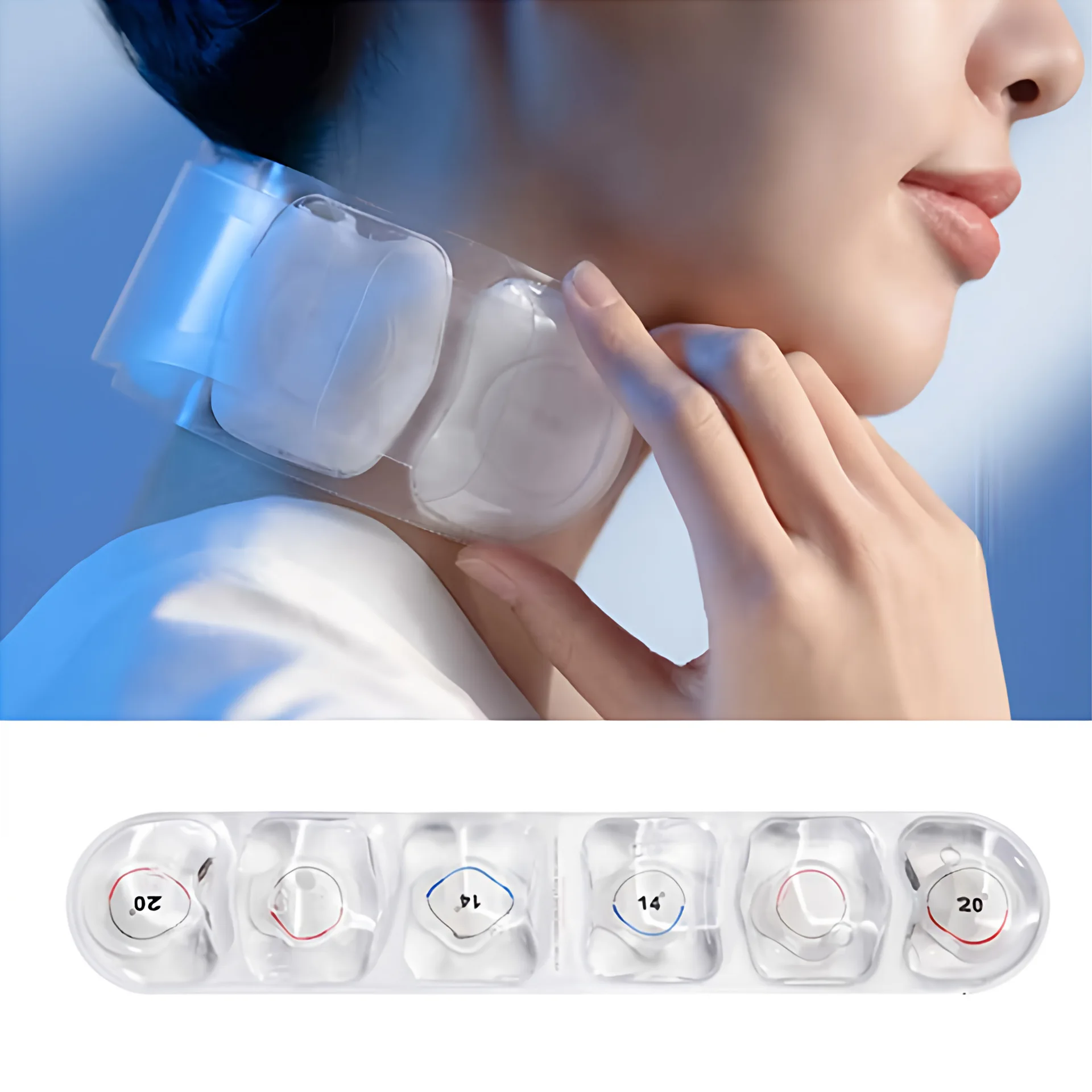 

Summer Portable Neck Ice Pack For Hot Weather Phase Change Neck Ice Pack Refreshing Neck Cooler PCM Cooling Collar