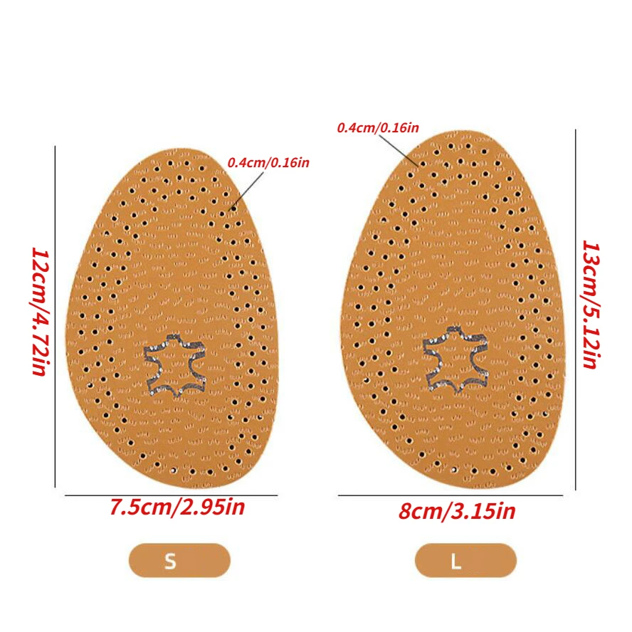 Wkładka na przednią część stopy dla kobiet i mężczyzn Oddychająca wkładka antypoślizgowa Półwkładki Okrągłe poduszki palce