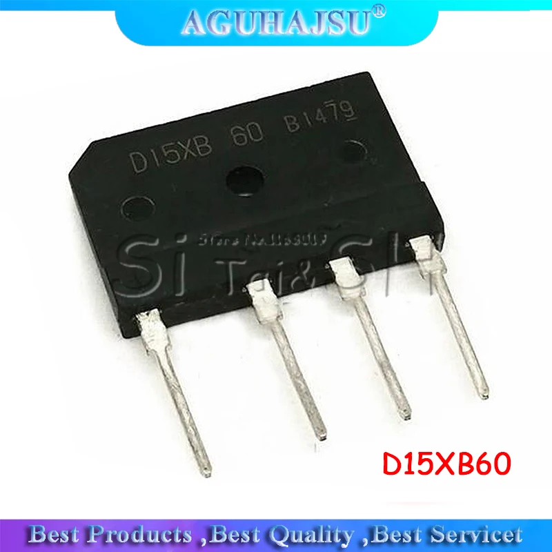 

5 шт. D15XB60 ZIP-4 D15XB 60 ZIP bridge выпрямитель Новый и оригинальный IC