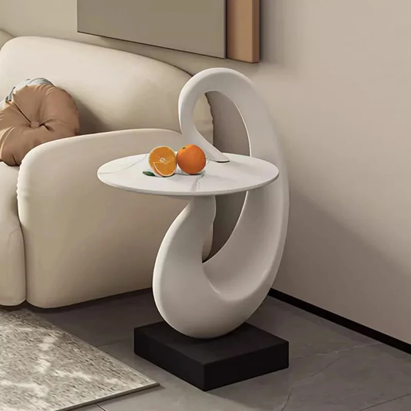 Изысканный искусственный кофейный маленький современный угловой стол для