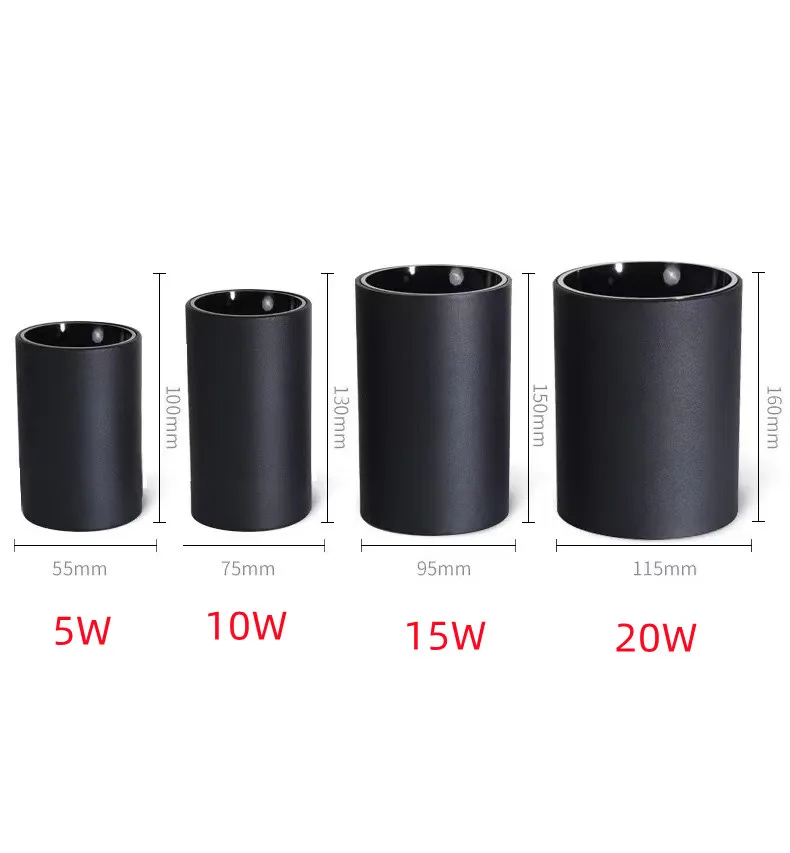 Потолочный светильник с регулируемой яркостью цилиндрическая лампа для