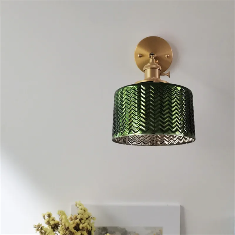 

Vintage Wall LED Light Vanity Decorative Copper Bedside Lamp Living Room Furniture Home Decor Modern Sconces Indoor Lighting Lof