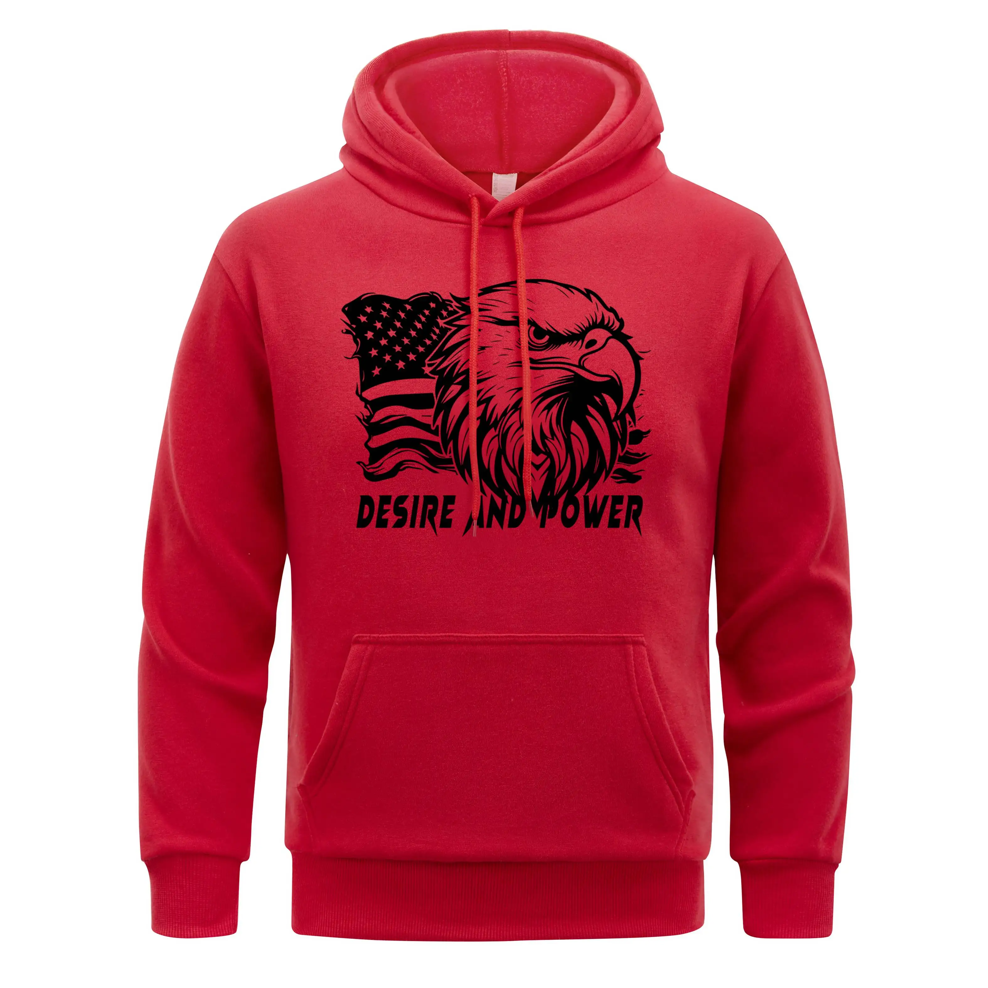 Толстовки с американским флагом мужская толстовка капюшоном Brave Eagle Desire And Power