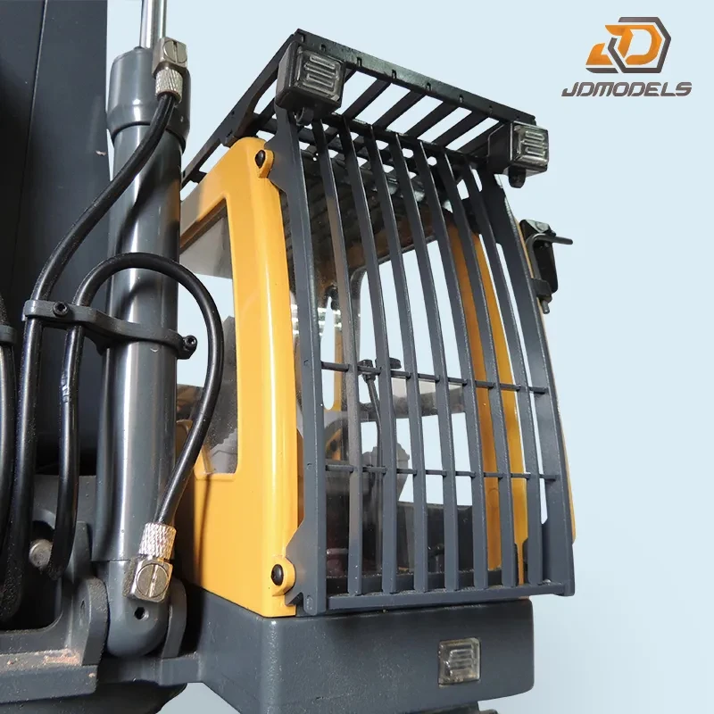 Флюоресцентная защитная сетка для модели гидравлического экскаватора с