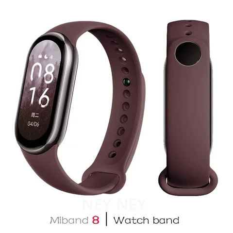 Силиконовый ремешок для Xiaomi Mi Band 9/8  PEO