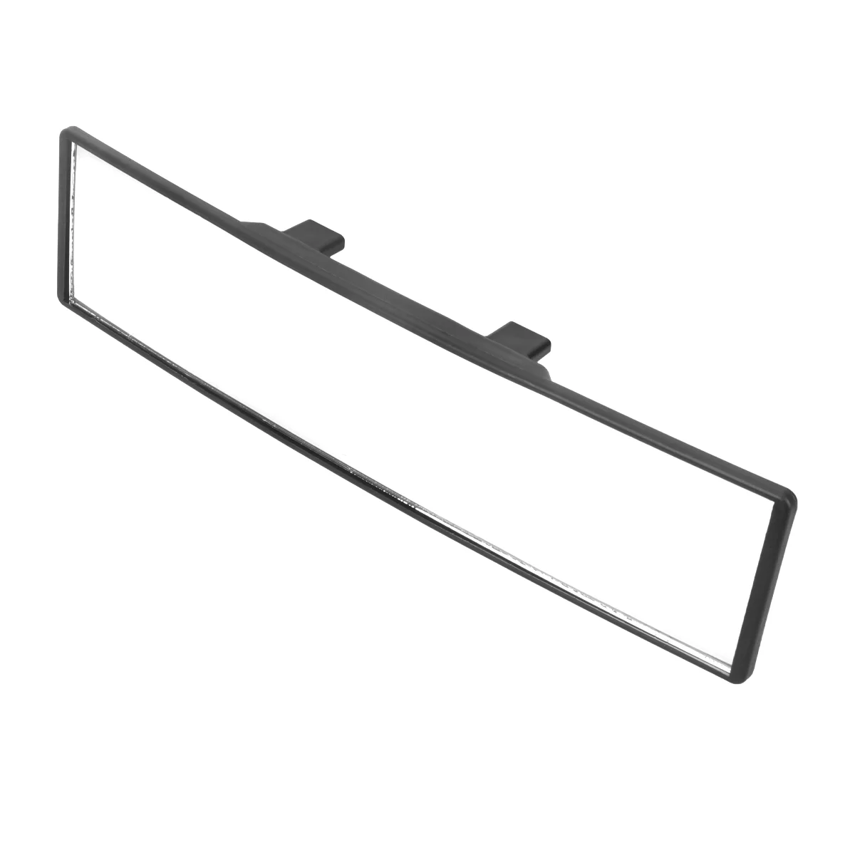 

Car Rearview Mirror Large View Hook Face Reflective Anti-Glare Wide Angle Blue Film Rearview Mirror (Black)