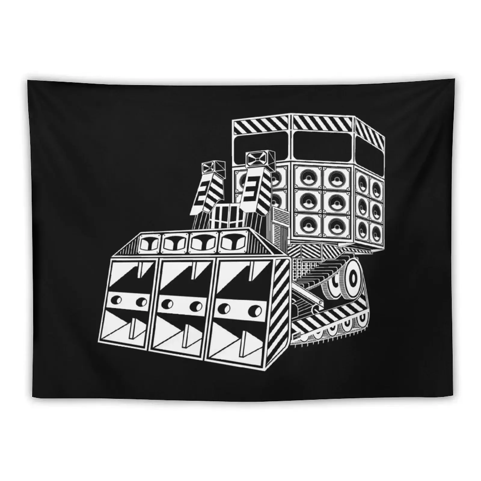 23VE020 - Бульдозер Tekno 23 гобелен уличный декор эстетический