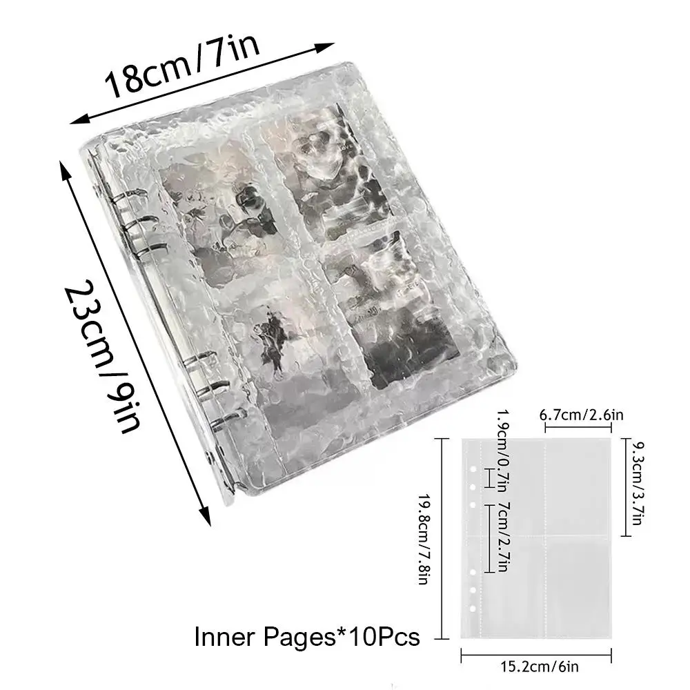 

Прозрачный акриловый фотоальбом A5, 10 шт.