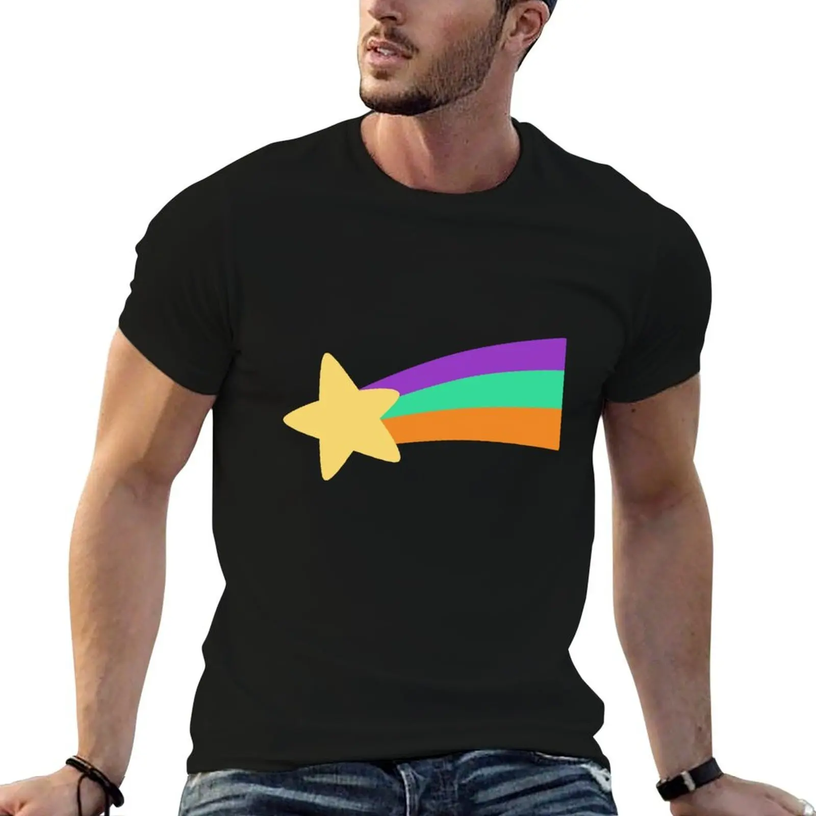 Фото Футболка Mabel Shooting Star, хлопковые футболки для мужчин, 100% хлопок, футболка из 100% хлопка №1