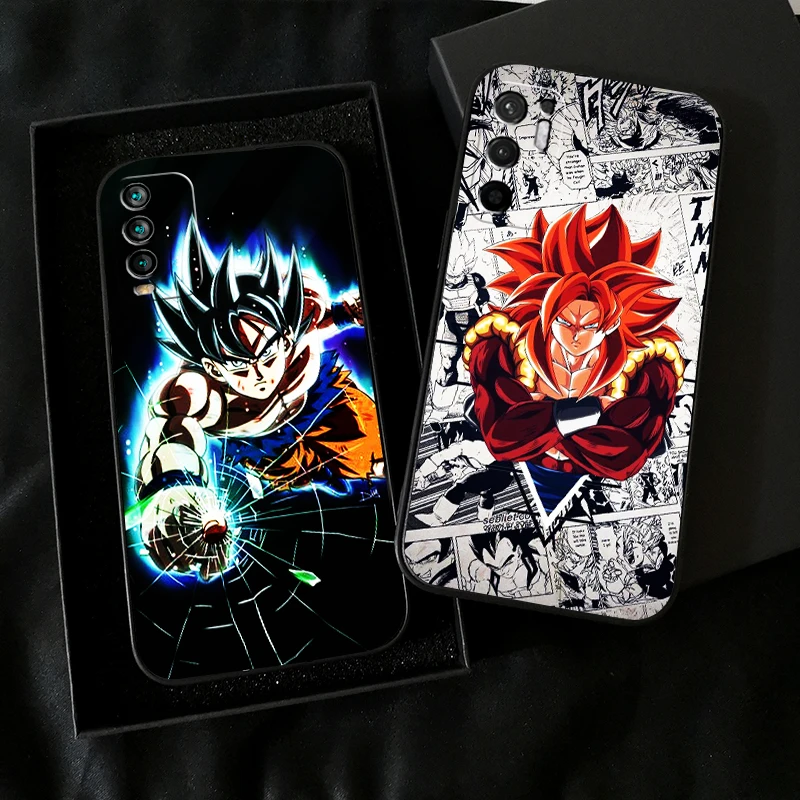 

Japan Anime Dragon Ball Goku For Xiaomi Redmi Note 10 10S 10T 9 9S 9T 5G Phone Case For Redmi 10 9 9T 9A 9C TPU Funda Soft
