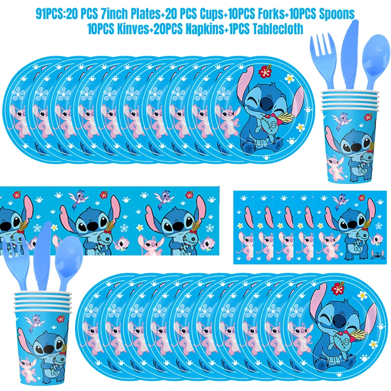 Диснеевские украшения на день рождения одноразовая посуда чашки тарелка