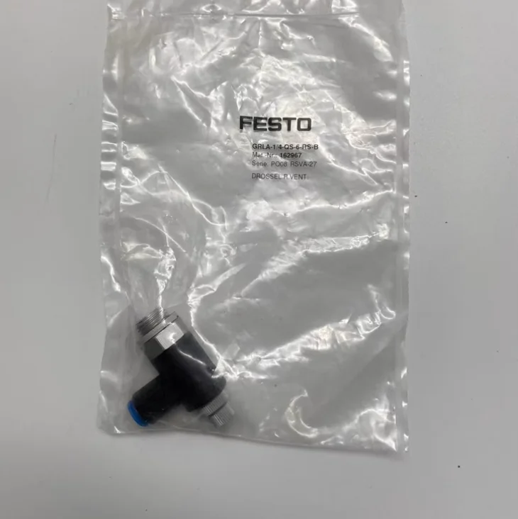 Новый оригинальный дроссельный клапан FESTO GRLA-1/4-QS-6-RS-B 162967 ГРЛА-1/4-QS-8-RS-B 162968