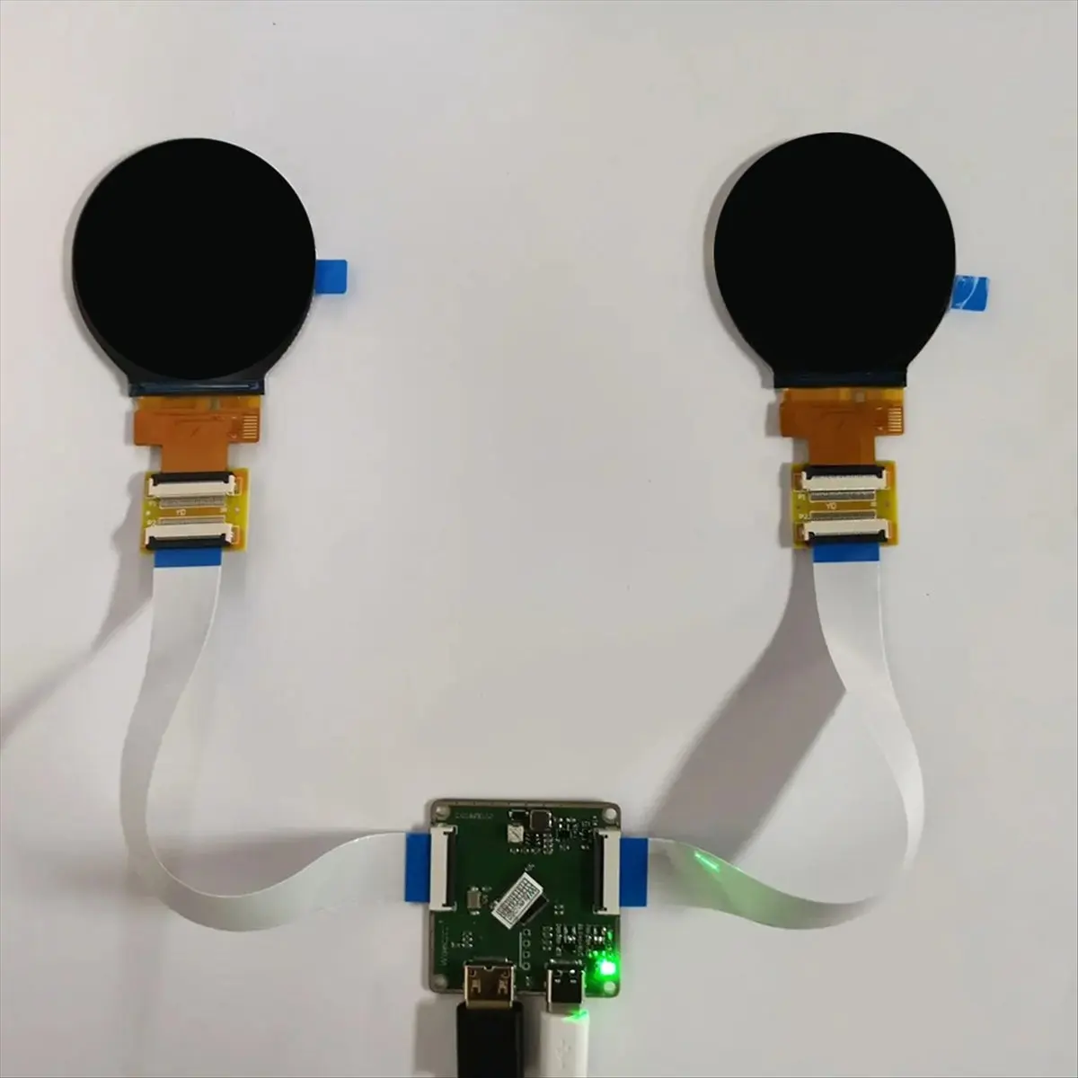 Фото Лучший SPI RGB 40-контактный 480x480 двойной круглый ЖК-модуль для умного дома, роботов и автомобилей №5