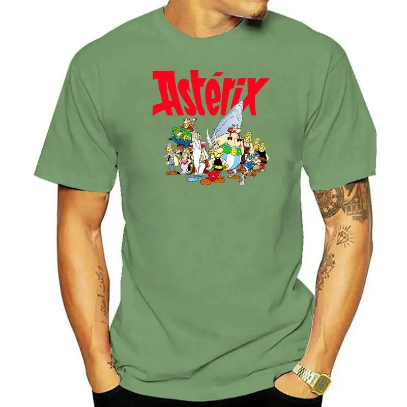 

Asterix и Obelix the Gaul мультфильм комикс Мужская футболка Размеры-M-L-XL-XXL