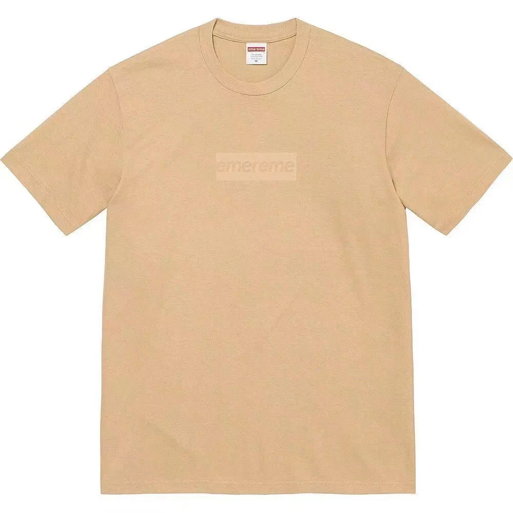

23SS Casual Summer Short-sleeved Men's Fashion T-shirt O-neck Loose Tee Tops Streetwear Skateboard HipHop Top EU Size