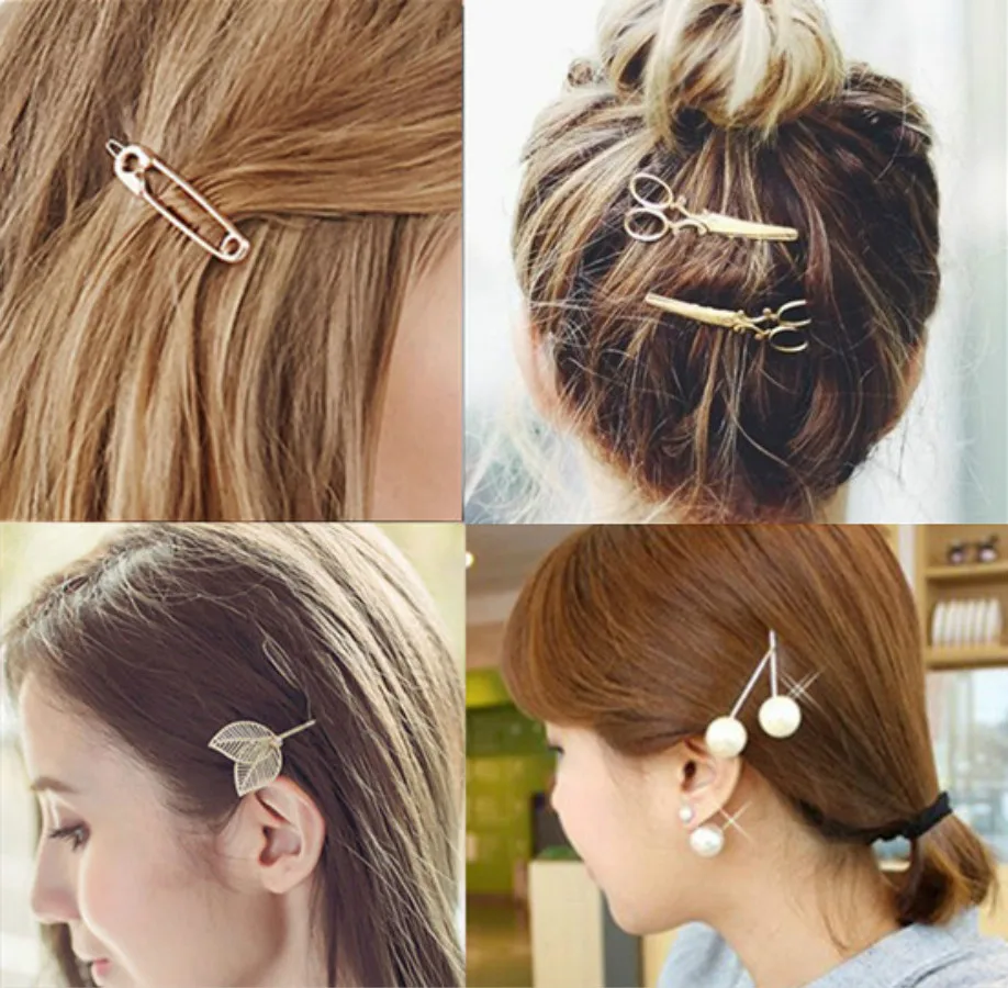 

1 Pcs Pearl Metal Hair Clip Hairband Comb Bobby Pin Barrette Hairpin Headdress Accessories Beauty Styling Tools Fashion New