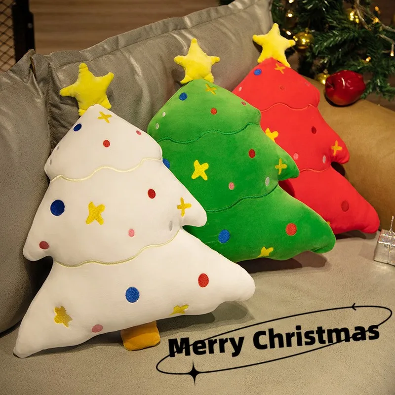 

Кавайная имитация счастливой рождественской елки красочное мягкое пятиконечное украшение звезды праздничный подарок празднование удивле...