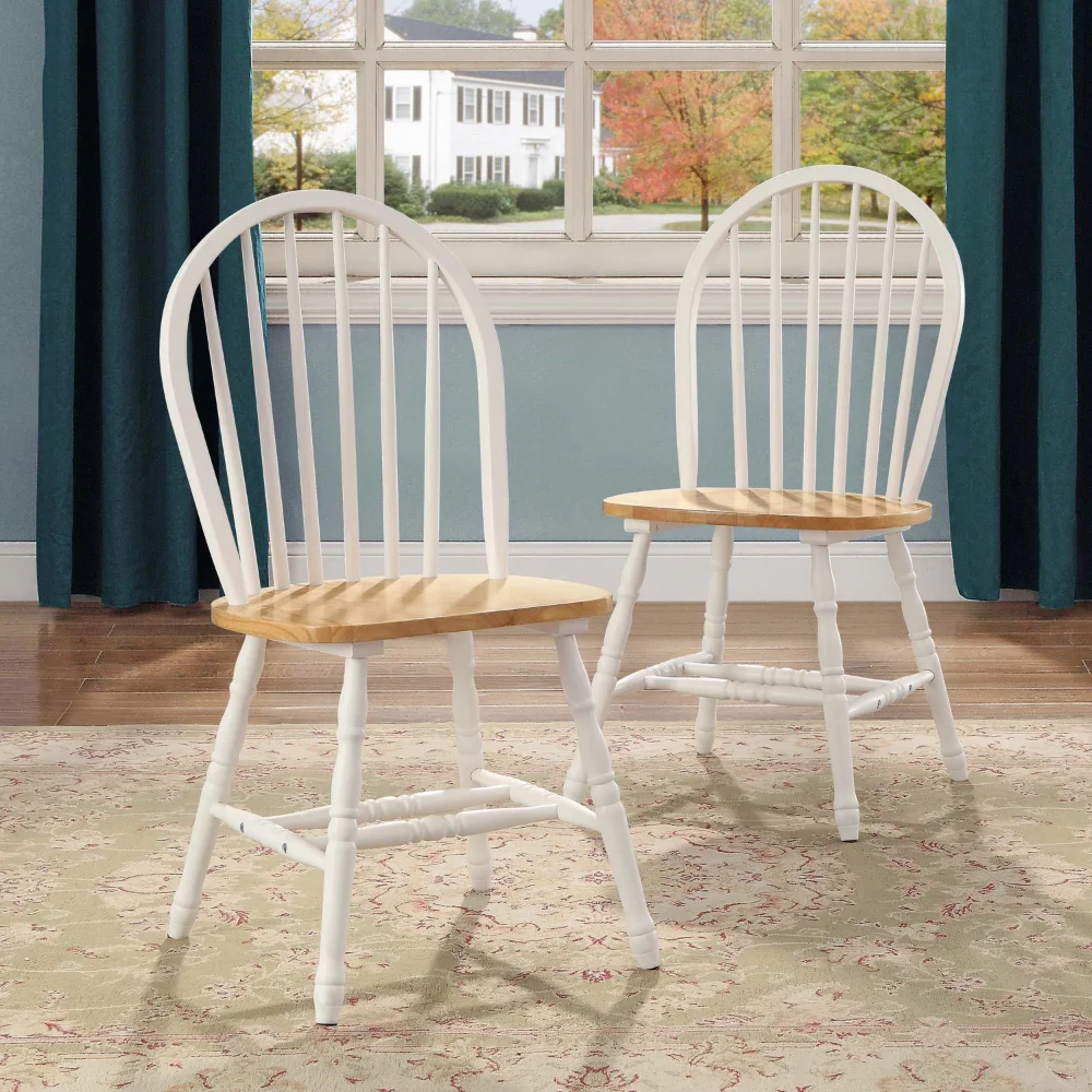 S Oak And White Set Of 2
