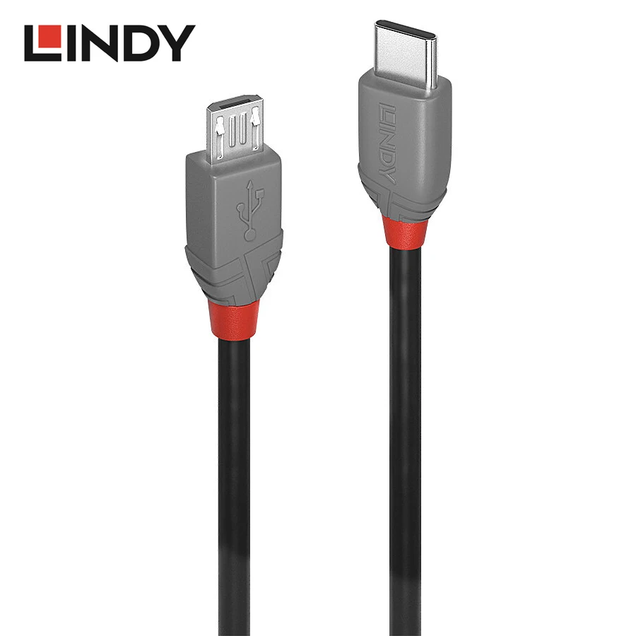 LINDY Type C USB-C To Micro USB Cable For Samsung Xiaomi Micro B USB Type C Cord Male To Male Fast Charge Data Cable