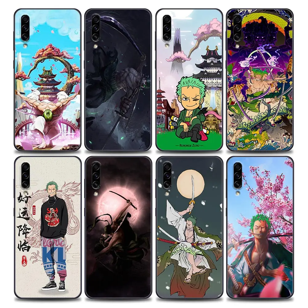 

One PieceCool Retro Style Zoro Phone Case for SamsungA10 e S A20 A30 A30s A40 A50 A60 A70 A80 A90 5G A7 A8 2018 Soft Silicone