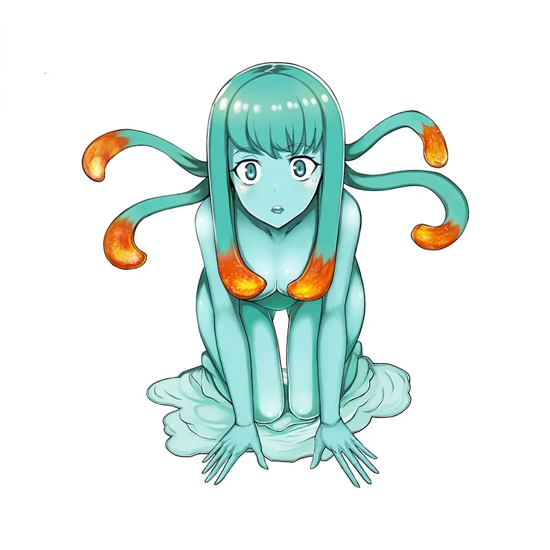 

Creative Blue Eyes Anime Girl Personality Car Stickers PVC High Quality Bumper Body Window Decoration Sunscreen Exquisite Decals