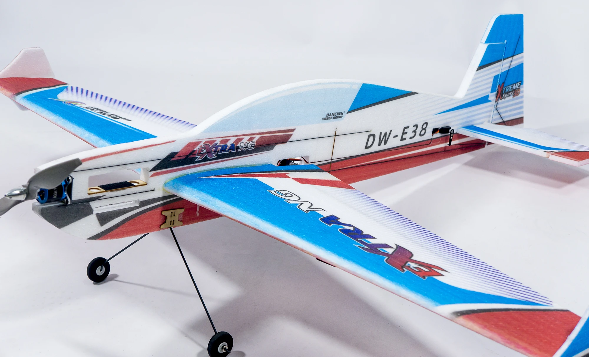 Фото DW Hobby 1200 мм размах крыльев Extra-NG EPP комплект самолета 3D Sport RC самолет MO2817 900KV комплект двигателя пенопластовый самолет модель E38 №3