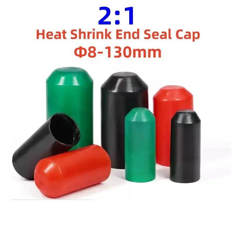 

Теплоусадочные кабельные колпачки PE черного/красного/зеленого цвета Φ8-130 мм