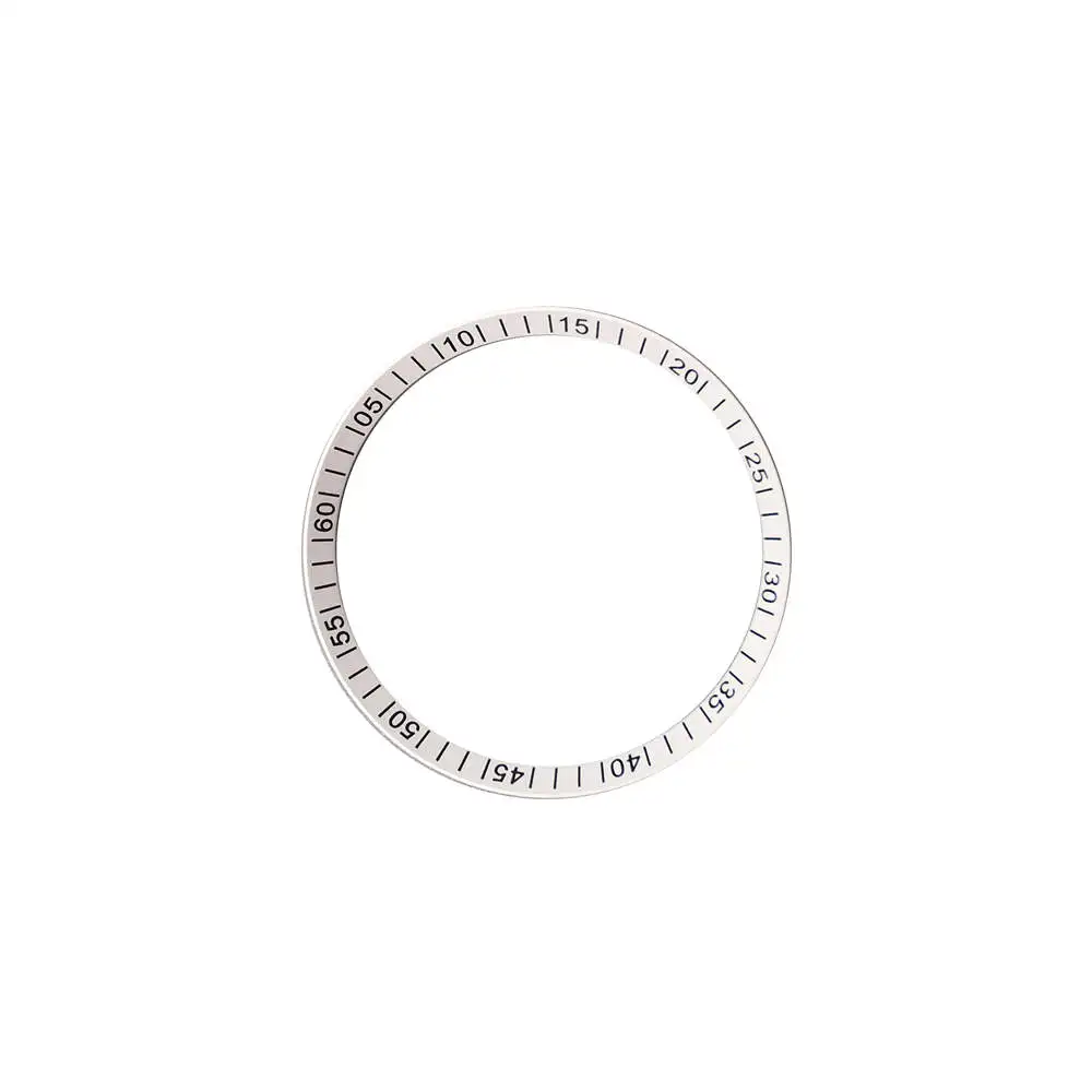 Mod SKX007 30.5mm*27.5mm Silver Scale 24 Hours Index Chapter Ring For SKX 5 SKX007 SRPD NH35 NH36 Movement Diving Watch