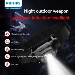 Налобный фонарь со встроенным аккумулятором Philips SFL1851 за 1167 руб с монетками в моб.приложении