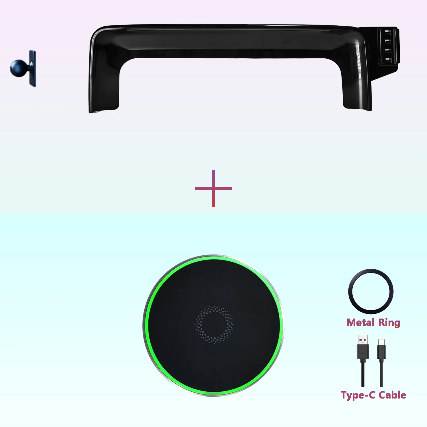 

Для Mercedes-Benz GLC 2023 2024 X254 держатель для телефона автомобильный магнитный MagSafe беспроводная зарядка автомобильное крепление для мобильного телефона основание экрана