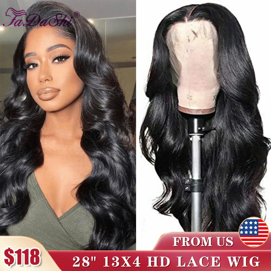 Body Wave Lace Front Human Hair Wigs For Women Human Hair Wigs On Sale Clearance Brazilian Remy Transparent Lace Closure Wig