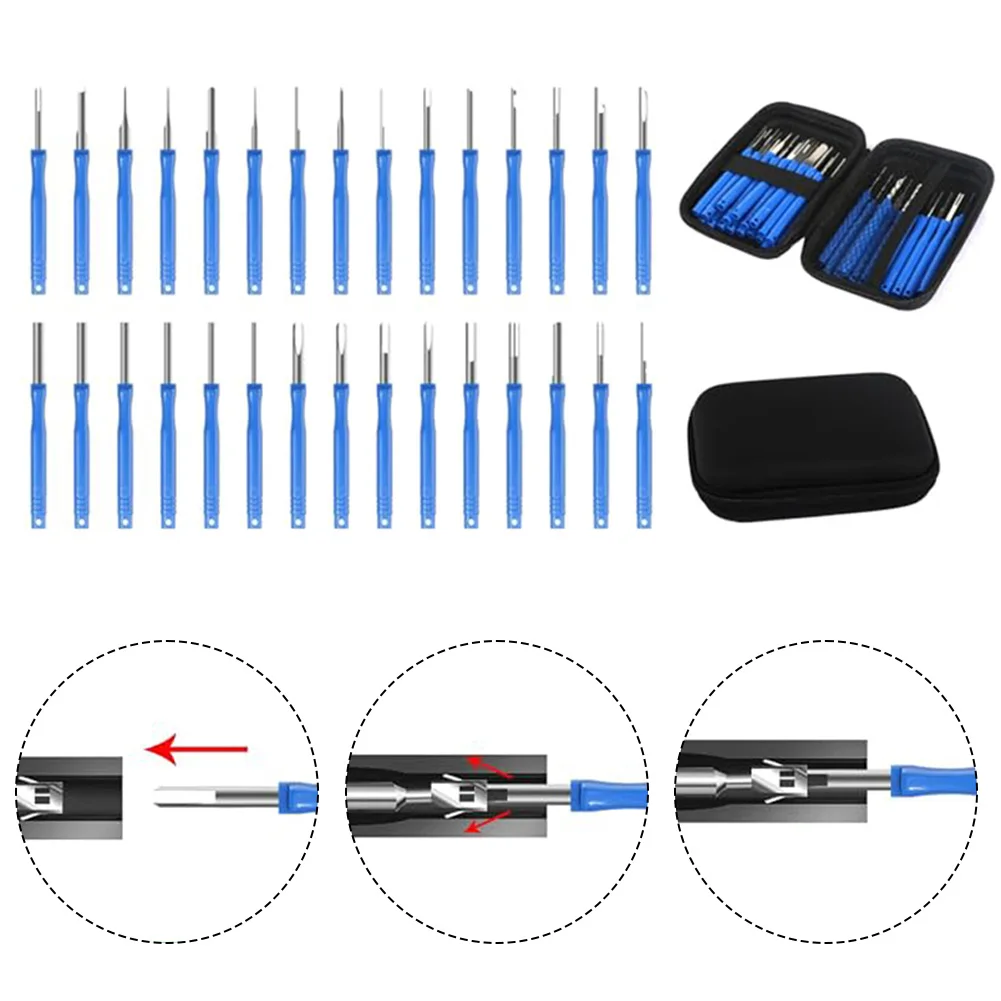 30 шт. набор инструментов для удаления клемм с коробкой инструмент депиляции