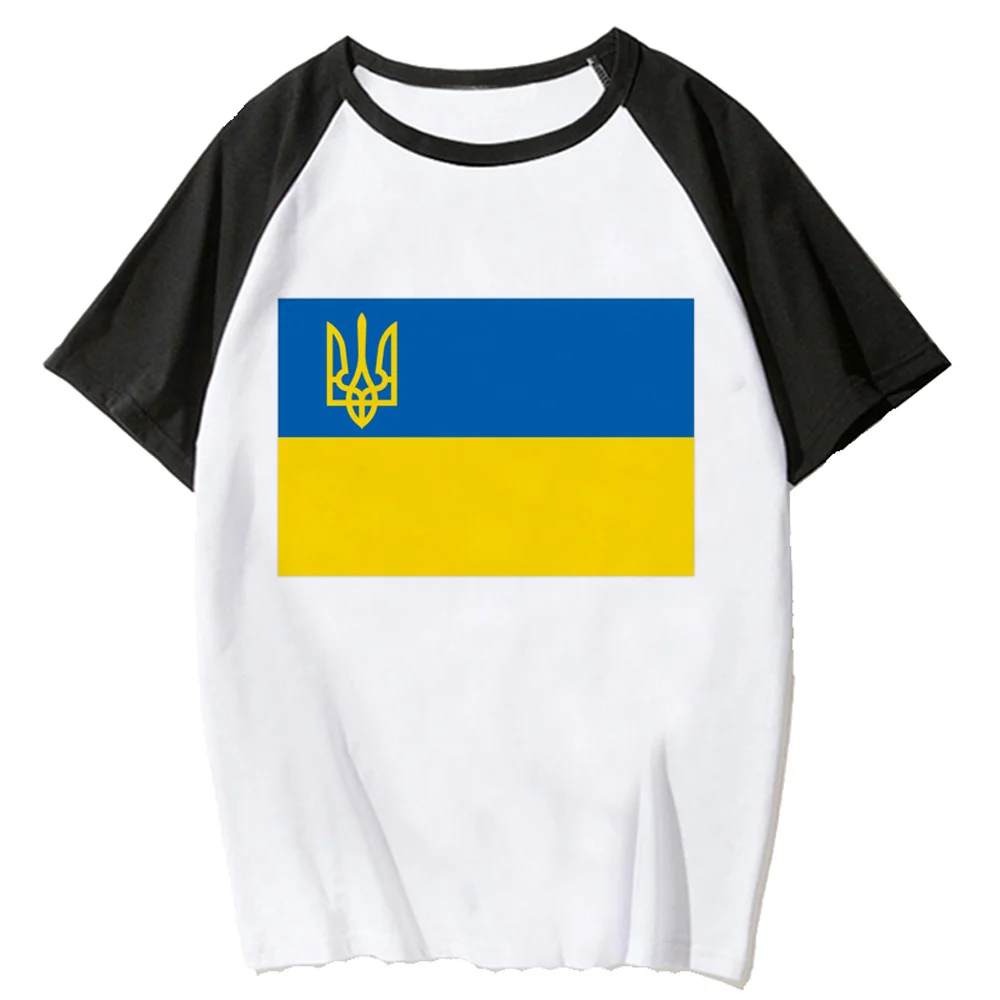 

Женская летняя футболка футболки Украина Y2K, женская одежда Манга
