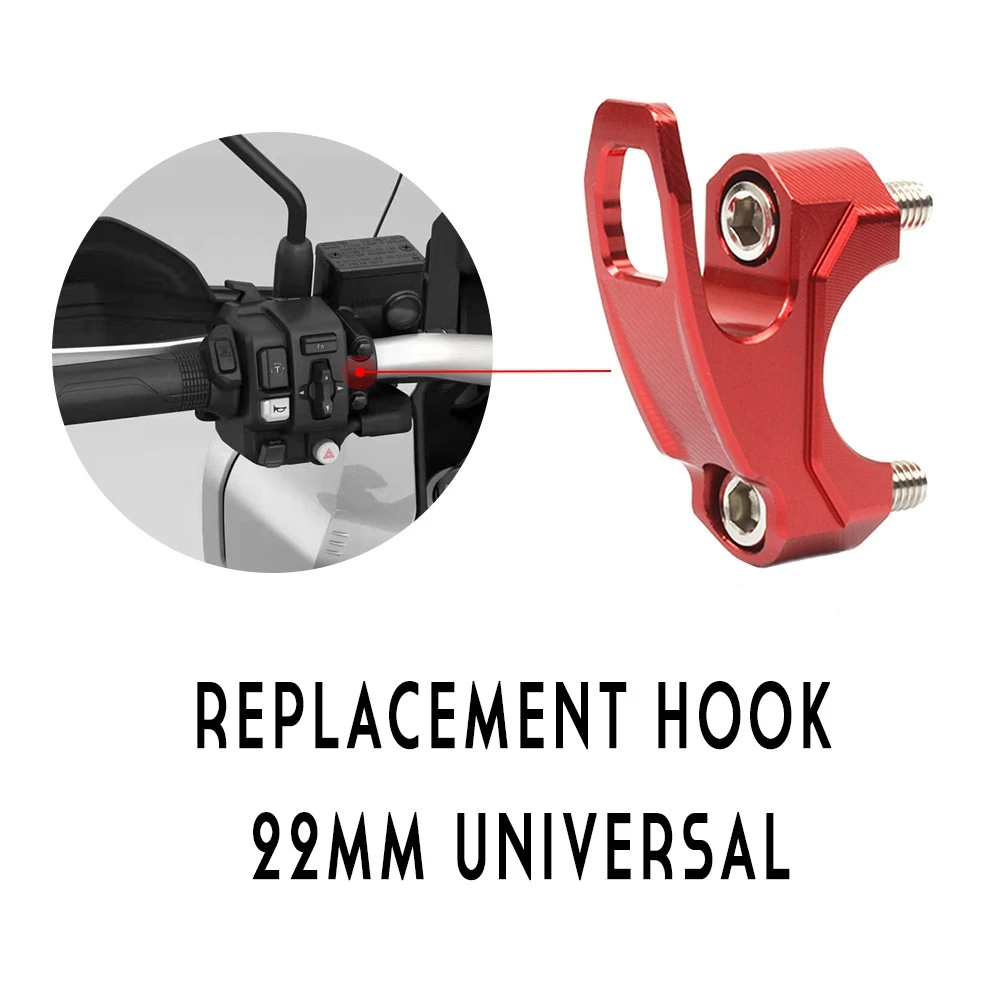 Универсальный крючок на руль мотоцикла 22 мм