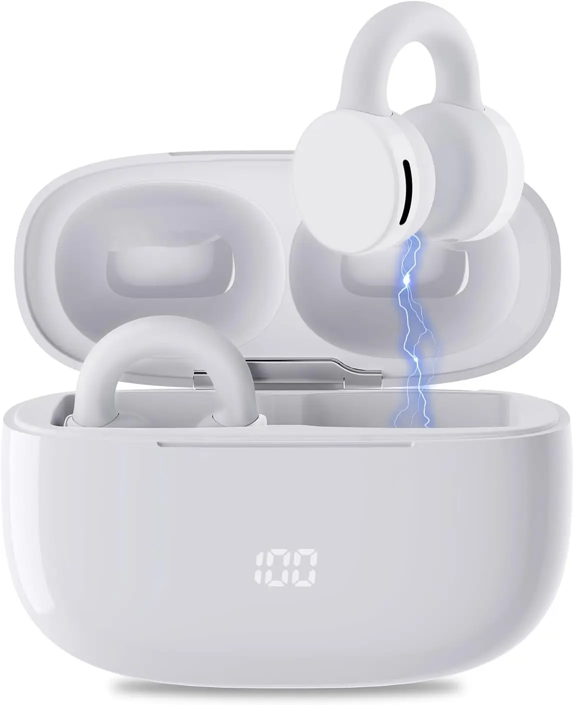 Беспроводные наушники Bluetooth наушники-вкладыши с зажимом устойчивые открытыми