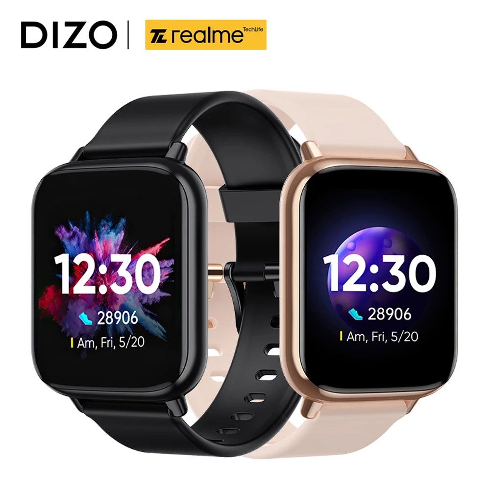 

Realme DIZO Watch 2 Smart Watch 1.69 inch Full Touch Screen Waterproof Bluetooth Smartwatch Men Women for Android Xiaomi iOS