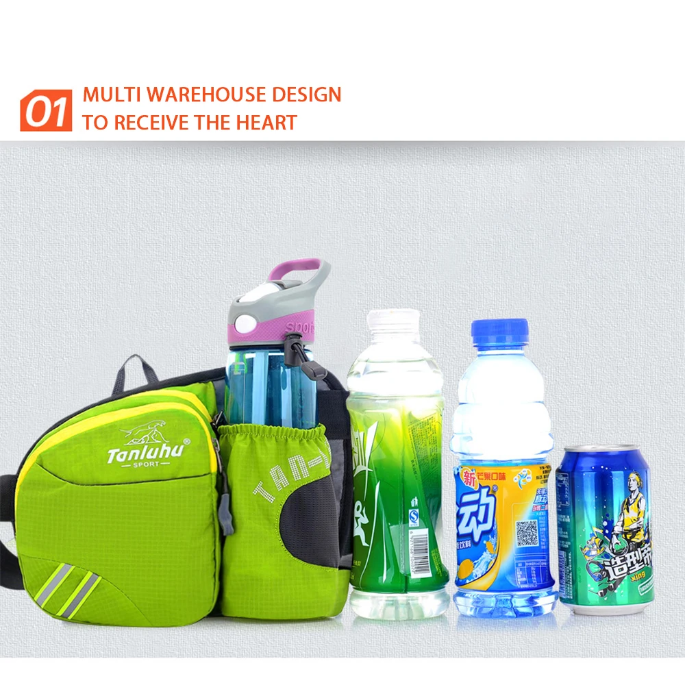 Running Belt Bag Women Waist Bag Men Sports Fanny Pack Mobile Phone Hidden Pouch Belt Bag Gym Multifunctional Run Cycling Bags