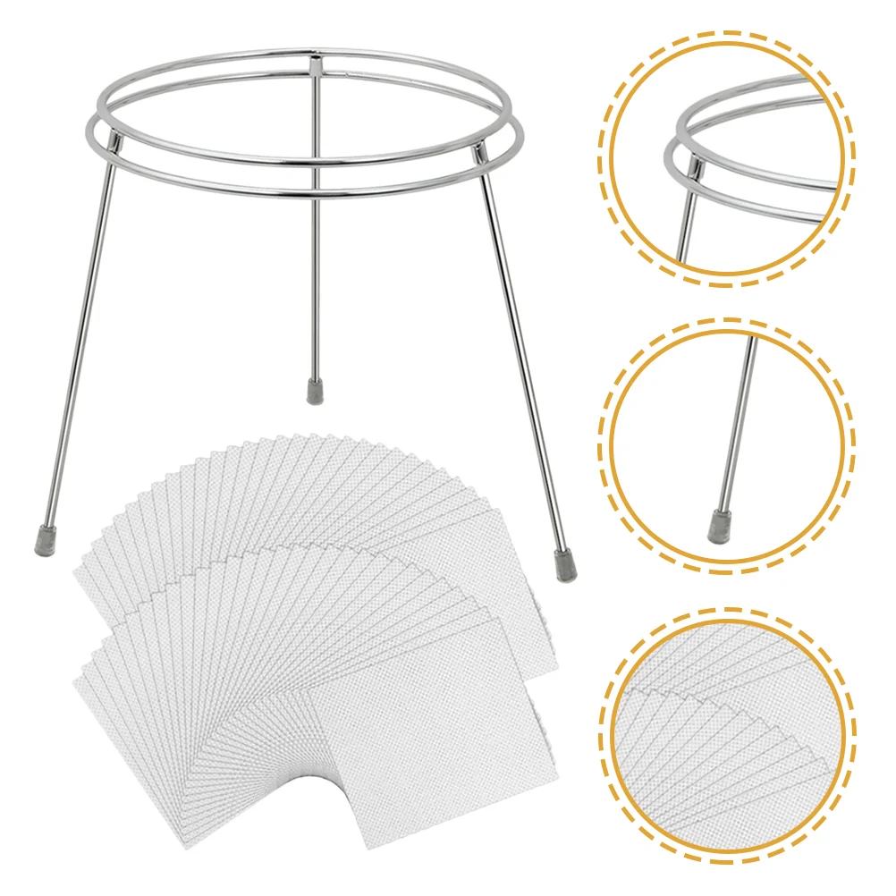 

Strainer Bag Sink Filter Holder Bags Stand Rack Kitchen Netwaste Garbage Jelly Trash Disposable Basket Drain Honey Strainers