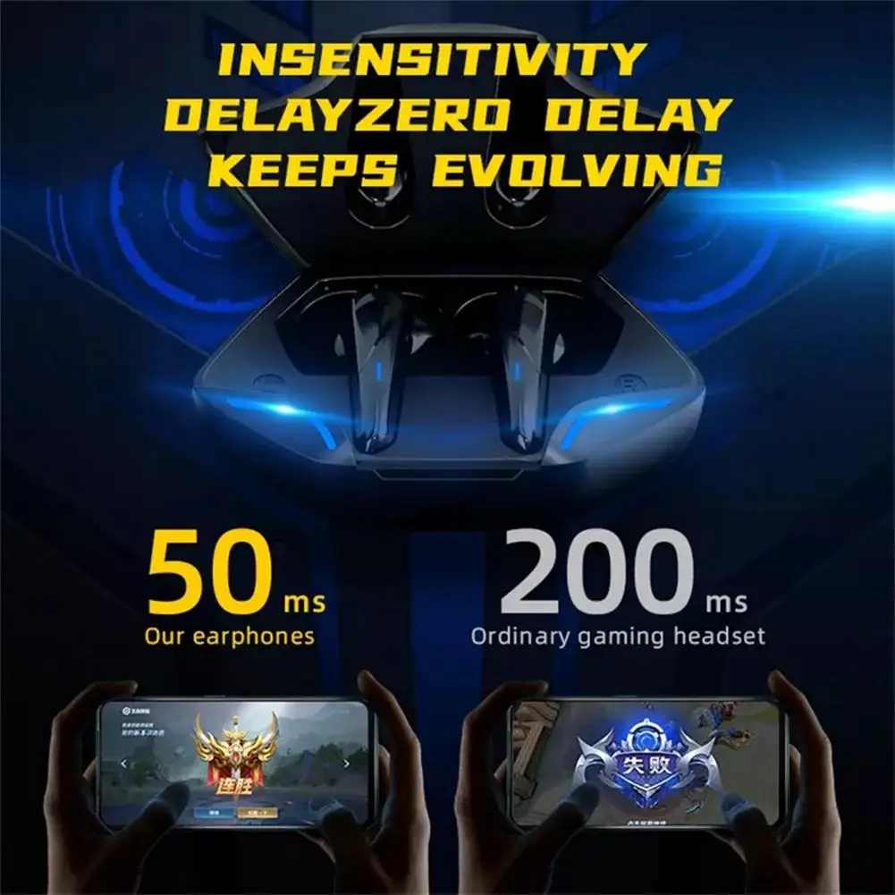 Tws-наушники Bluetooth с шумоподавлением Беспроводные наушники Спортивная игровая