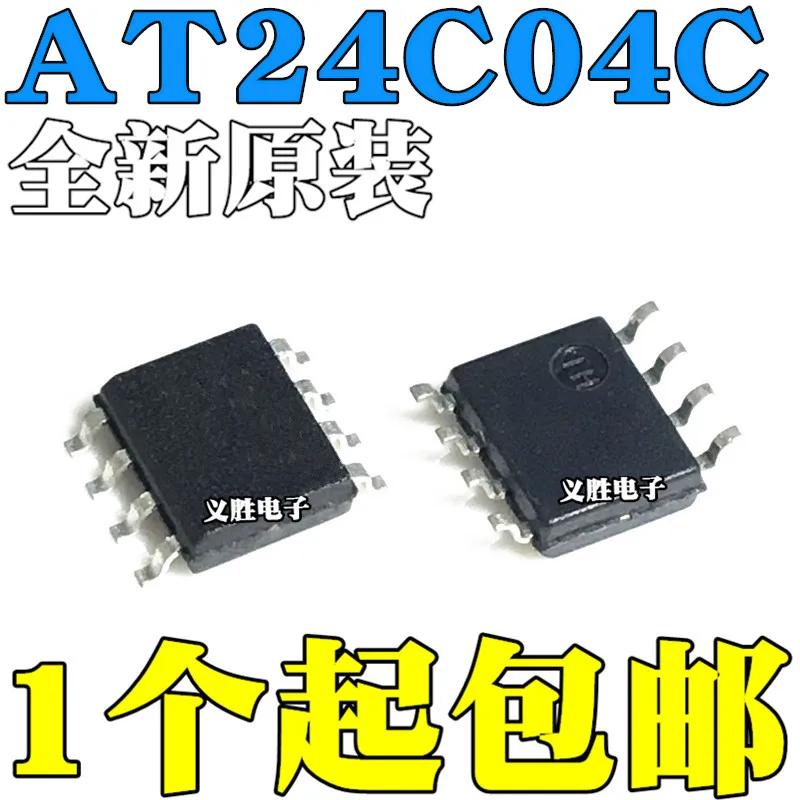 (10 шт.) новая версия C, новая оригинальная фотосессия AT24C04, пластырь SOP8 04 см