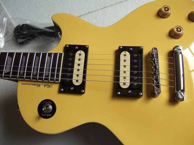 

Chinese guitar factory custom yellow Electric Guitar high quality free shipping 531