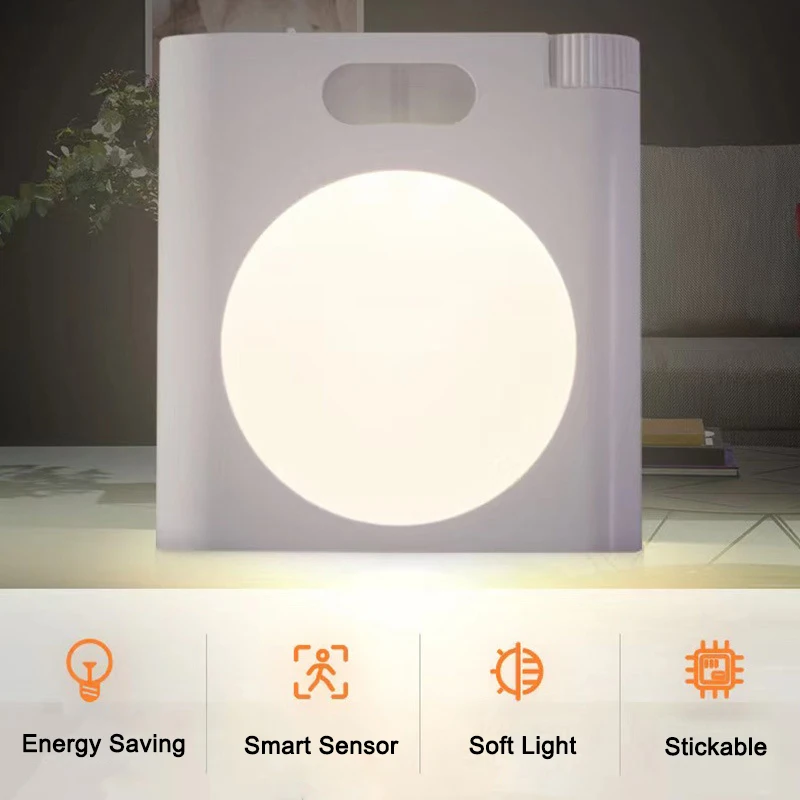 Ночник с затемнением и датчиком движения светодиодные лампы детский ночник