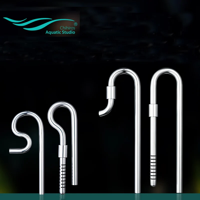 

Chihiros Stainless Steel Inflow Outflow Lily Jet Pipe Aquarium Fish Tank Filter Accessories